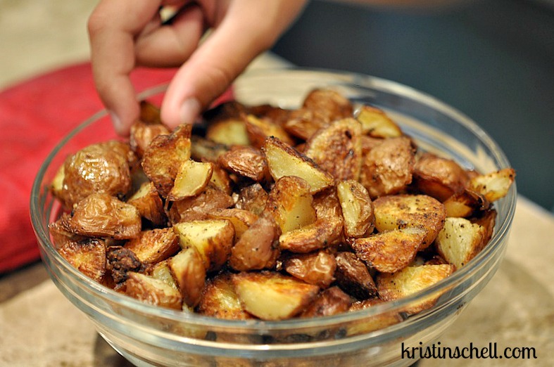 Crispy Oven Baked Potato Bites Recipe