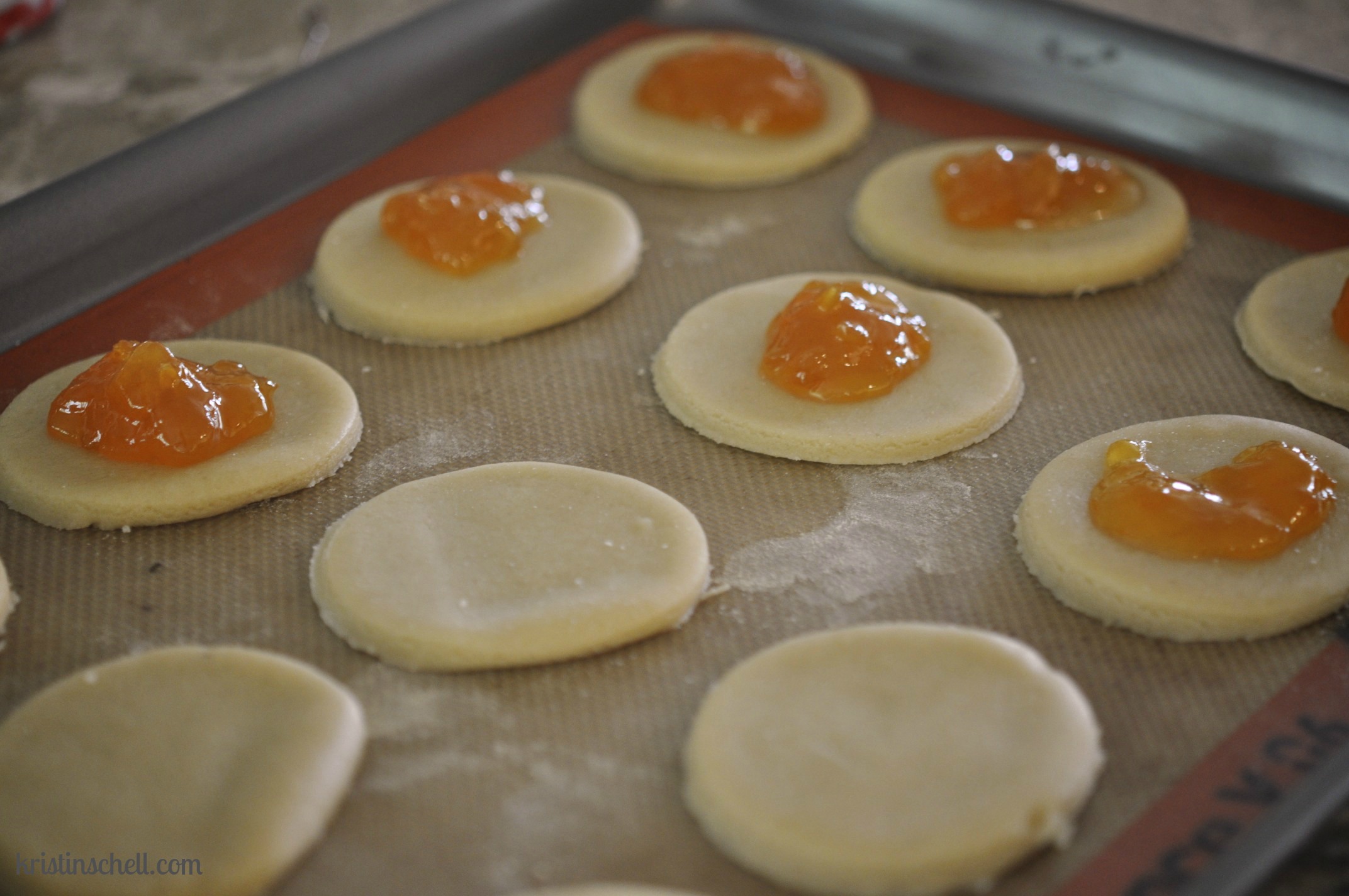 Apricot Hamantashen Cookie recipe | ideas for celebrating Purim | kristinschell.com