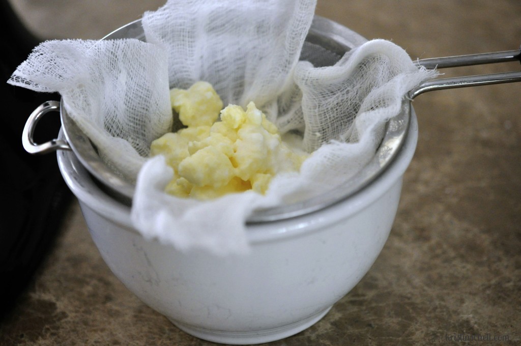 Making Butter - strain WM