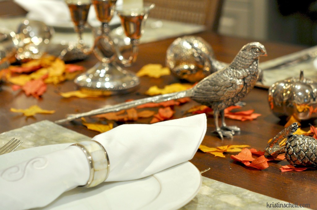 Fall tablescape from Kristin Schell 