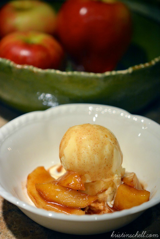 A Taste of Fall ~ Simple Sauteed Apples 31 Days of Outrageous Hospitality with Kristin Schell