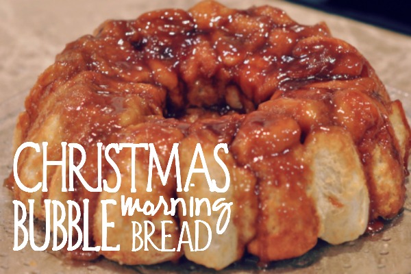 Christmas morning Bubble Bread is a must have at our house every year! This holiday tradition does not take long to prepare, and all the kids look so forward to Santa's arrival and bubble bread on Christmas morning!