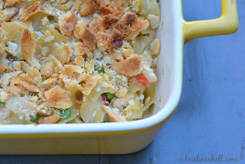 Chicken Noodle Casserole | an updated version of a classic family dinner