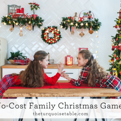 No Cost Christmas Games from The Turquoise Table
