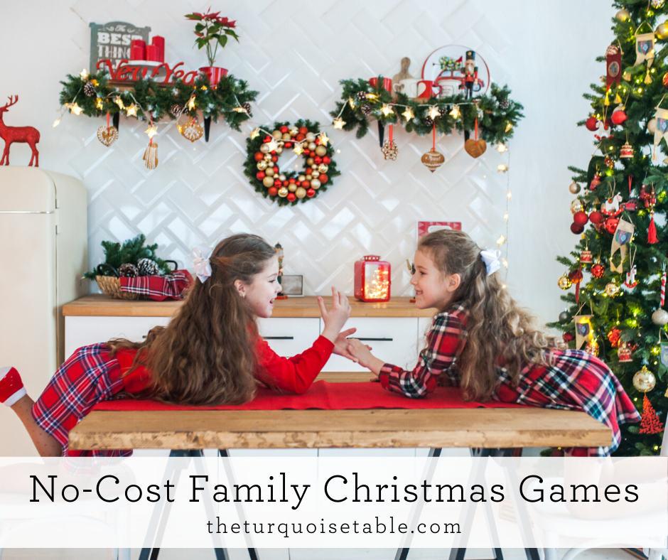 No-Cost Family Christmas Games from The Turquoise Table